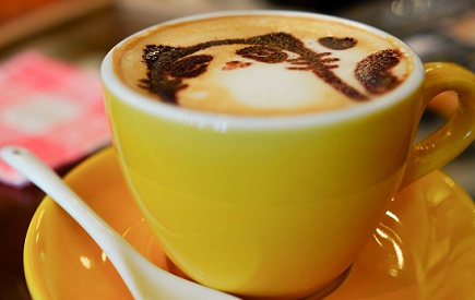 close up koffie